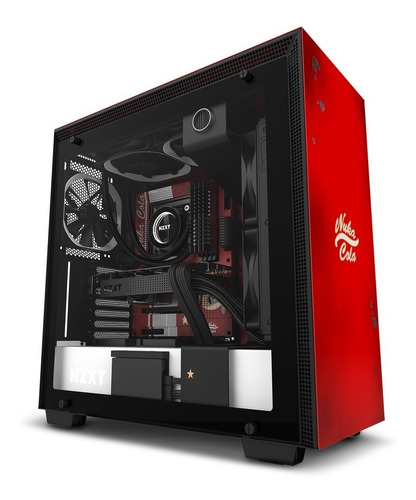Gabinete Nzxt Pc Gamer Atx Micro Atx Cristal Nuka Cola H700i