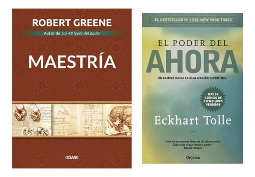 Maestría Robert Greene + Poder Del Ahora - Envio Gratis