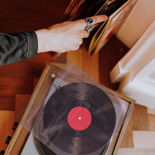 Fundas Protectoras De Discos De Vinilo, 50 Unidades, Fundas