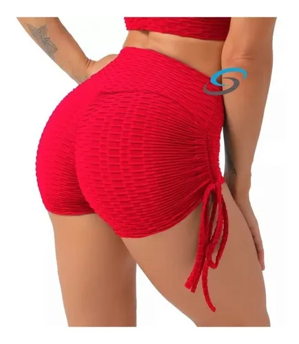 Shorts rojos mujer sale