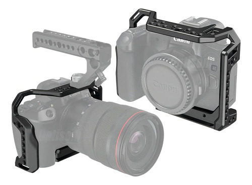 Smallrig Cage Cage Cage para Canon Eos R modelo Ccc2803, color negro