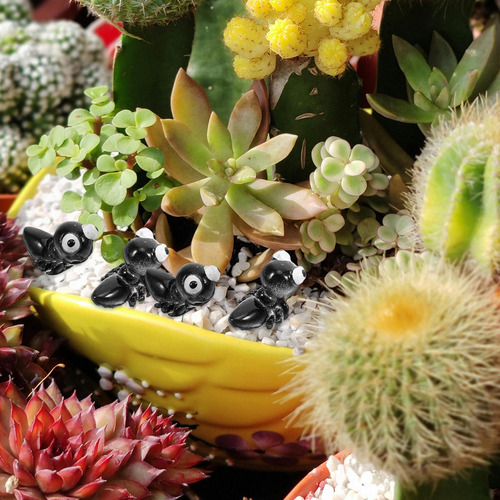 20 Peças De Estatuetas De Formigas Em Miniatura, Figuras De