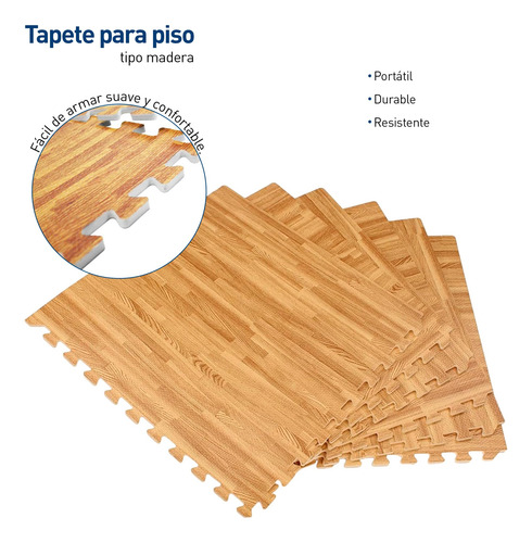 Bluelander Tapete Foamy Para Ejercicio Piso De Foamy De 60 *