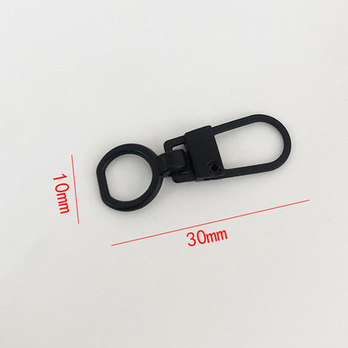 10 Uds. De Lengüetas Para Tirar De La Cremallera, Negro