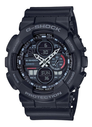 Reloj Casio G Shock Ga140-1a Alarma Mundial Cronografos 