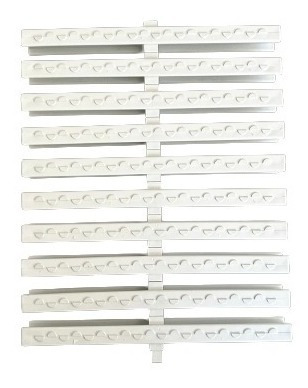 Grelha Plástica Flexível Para Piscinas 10cm - Kit 18 Metros