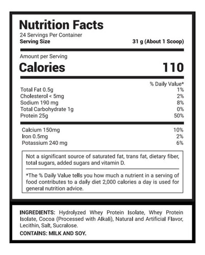 Nightmare Whey Isolate 744g Crazy Labz
