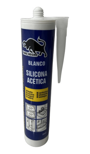 Silicona Acética Blanca Sellante - Tubo 280ml