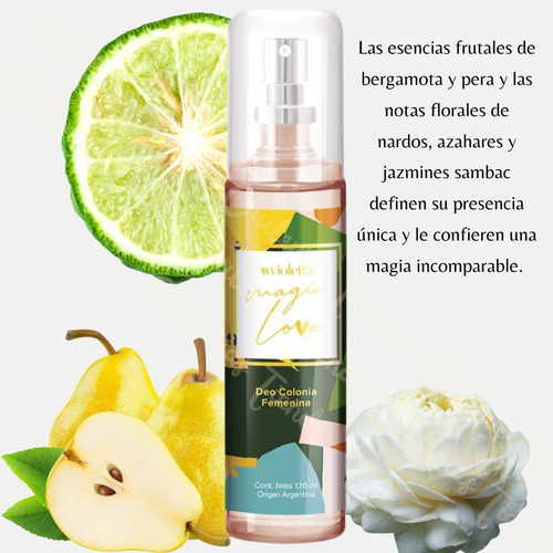 Perfume Mujer Deo Colonia Fem Magic Love Violetta Cosméticos