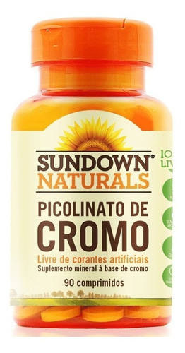 Picolinato De Cromo Sundown 35mcg C/ 90 Comprimidos