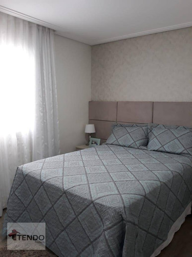 Apartamento Com 3 Dormitórios À Venda, 88 M² Por R$ 500.000 - Parque São Vicente - Mauá/sp - Ap2266