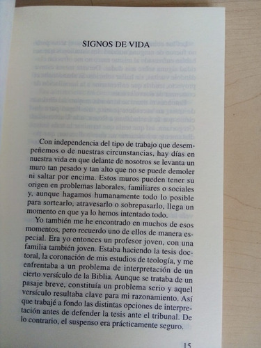 Libro Signos De Vida ( Scott Hahn )