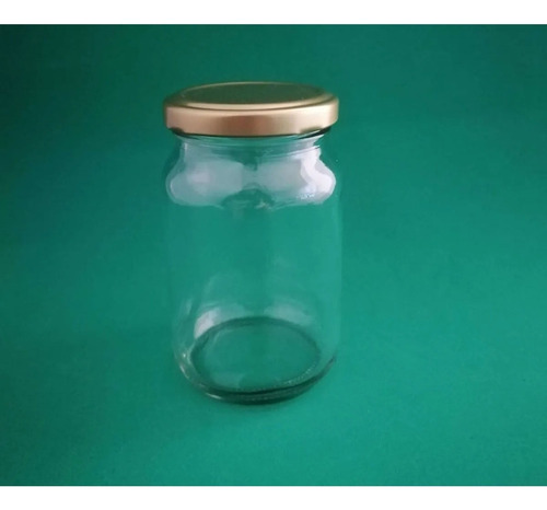 108 Piezas Frasco De Vidrio 8 Oz 235ml (it-425) Color Tapa Dorada