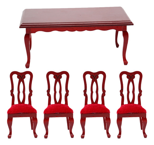Set De Accesorios De Decoración Para Casas Pequeñas, Mesa Y