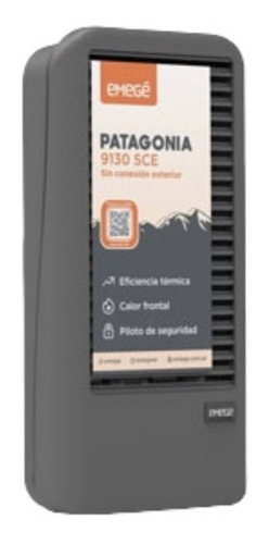 Calefactor Emege Patagonia Sce9130 Sin Conexion Exterior Gn