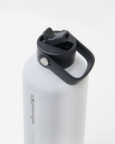 Garrafa Térmica Squeeze Água River Branca 950ml Galapagos