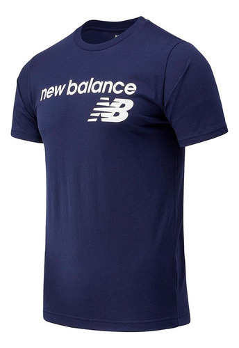 Camiseta New Balance Classic Core Para Hombre-azul