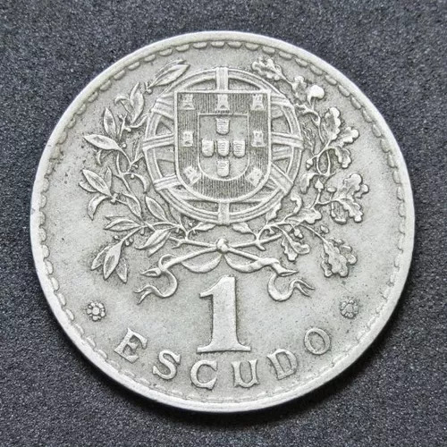 Moeda 1 Escudo 1946 Portugal Rara Assim Quase Soberba (Usado)