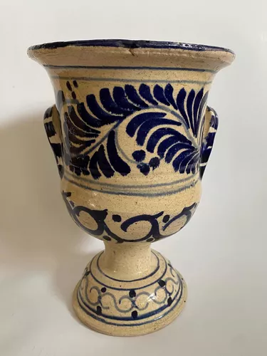 Jarrón cerámica Talavera - Antiguedades El Apaño