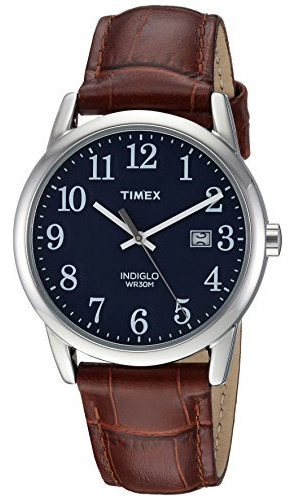 Timex ® reloj Piel Mano Hombre Diseño Cocodrilo Tw2r63800 Ev