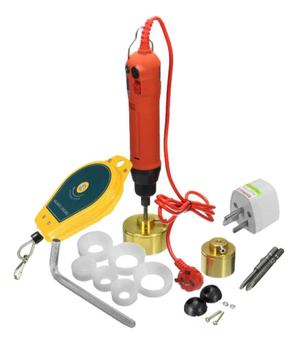 Máquina Tapadora De Botellas Eléctrica Manual Sellador De Ta