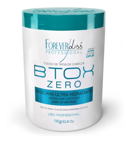 Botox Zero Ultra Hidratante 1 Kg Forever Liss