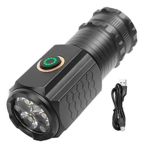Mini Linterna Led, Potente Linterna, Lámpara De 2000 Lúmenes