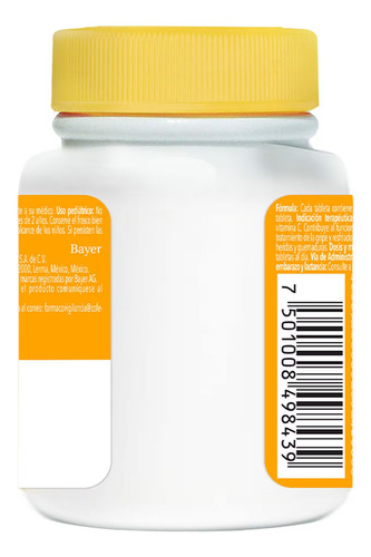 Tabletas Masticables Redoxon Infantil X100 Vitaminas 100mg