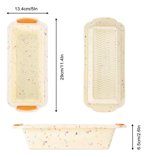 Molde De Pan, Molde De Panadería De Silicona De 3 Paquetes,