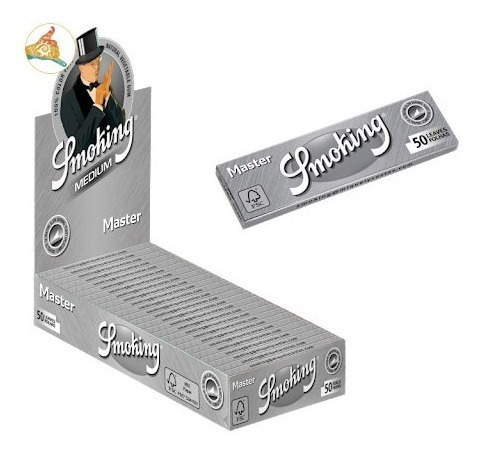 Caja De 25 Papelillos Smoking N°9 1 1/4 Master / Lamanoworld