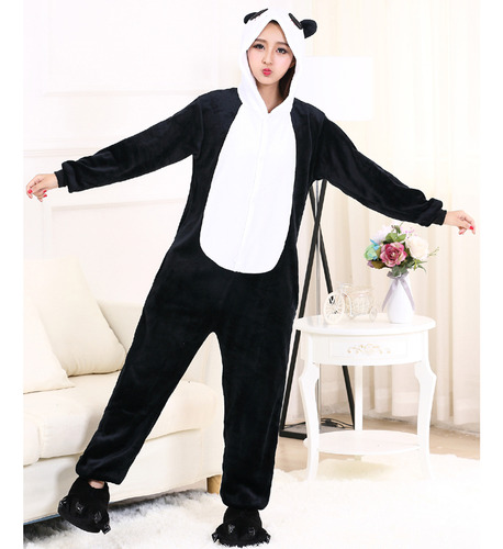 Pijama De Panda Y Oso Para Pijama De Invierno