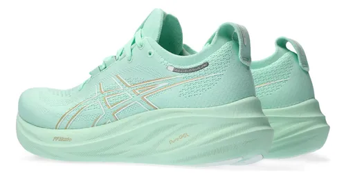 Zapatillas Asics Mujer Gel-nimbus 26 Verde Running