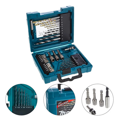 Kit De Acessórios Com 34 Peças - D-36980 Makita