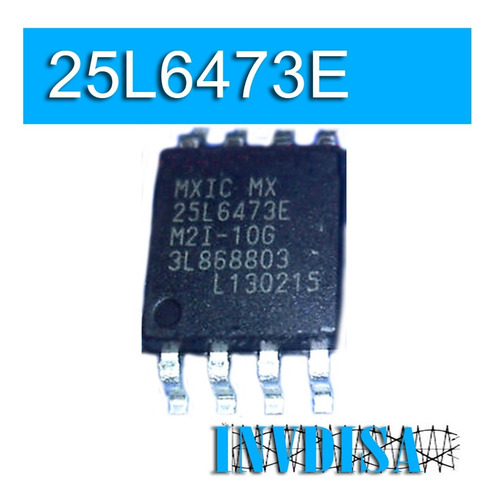 Chip Bios 25l6473e Mx25l6473e Mx25l6473em2i-10g Programado (Usado)