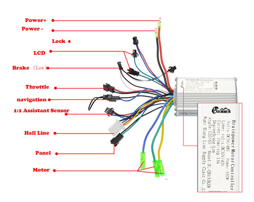 Controlador De Alarma De Velocidad De Bicicleta 24 V