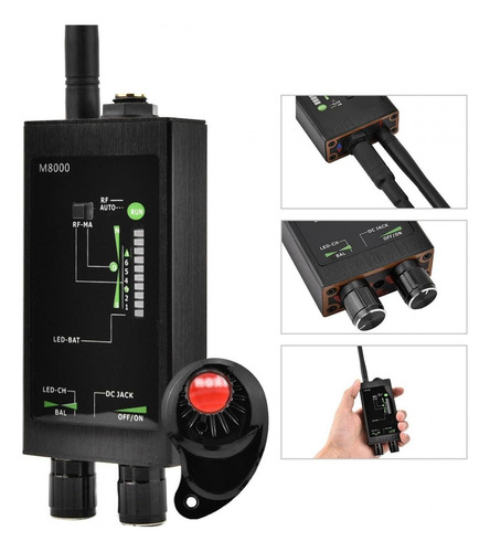 M8000 Gps Inalámbrico Señal Auto Detector Buscador Frecuenci