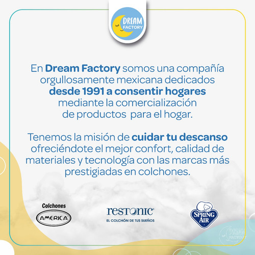 Imagen 8 de 9 de Colchón Individual América Deker Pillow Top Ortopédico 30 Cm