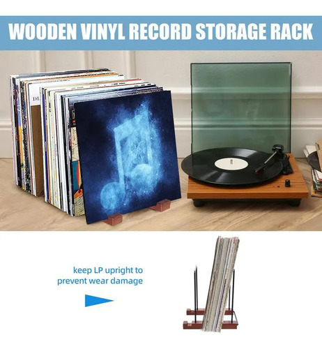 Mb Soporte De Almacenamiento De Discos De Vinilo De Gran