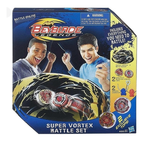 Beyblade Legends De Usa Super Vortex Battle Set Caja