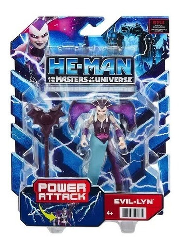 Figura Evil Lyn Master Of The Universe Power Attack - Mattel