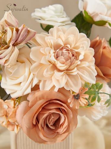 Flores Artificiales En Combo De Color Nude Serwalin, Flores
