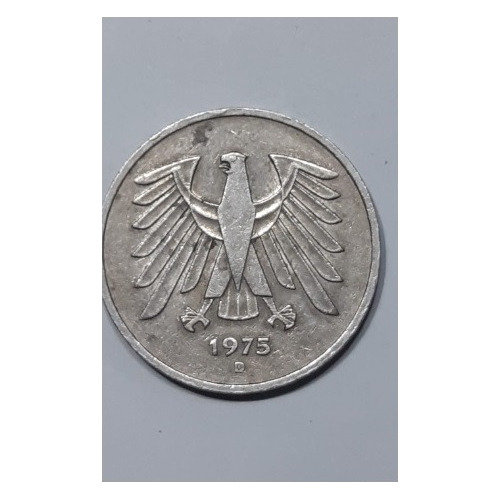 Moneda Alemania 1975 Deutsche Bank Mark