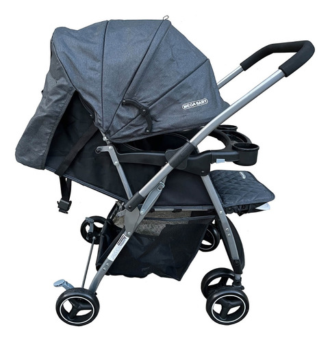 Imagen 7 de 10 de Coche Cuna Bebé Travel System Copahue Manillar Rebatible