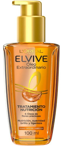 Tratamiento Capilar L'oréal Paris Elvive Óleo 100ml 3 Piezas