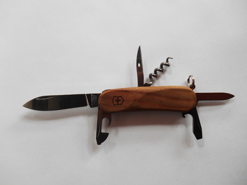 Victorinox Swiss Army Navaja Cafe Madera Made In Suiza