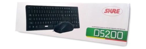Kit Teclado + Mouse Shure D5200 Usb
