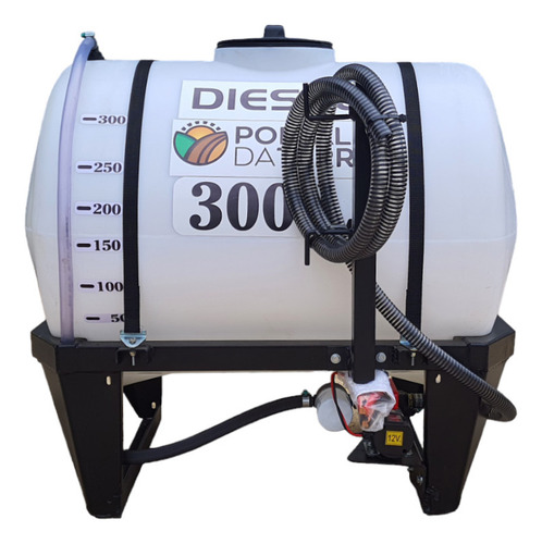 Tanque Abastecimento Diesel 300 Lts C/ Base E Bomba Mac 13