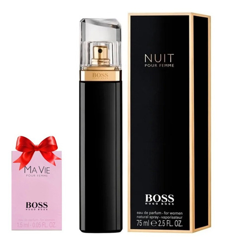 Nuit Pour Femme Hugo Boss 75ml Dama Original + Regalo