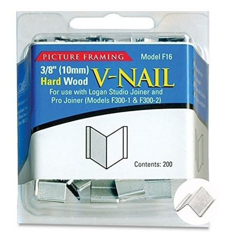 Logan Graphics Framing Hardware Frame Joiner V-nails 3/8 Pul