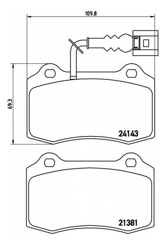 Juego Balatas Freno Seat Leon 2003-2006